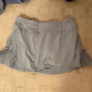 Lululemon Athletica Gray Mini Skirt
